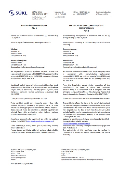 svp certifikt